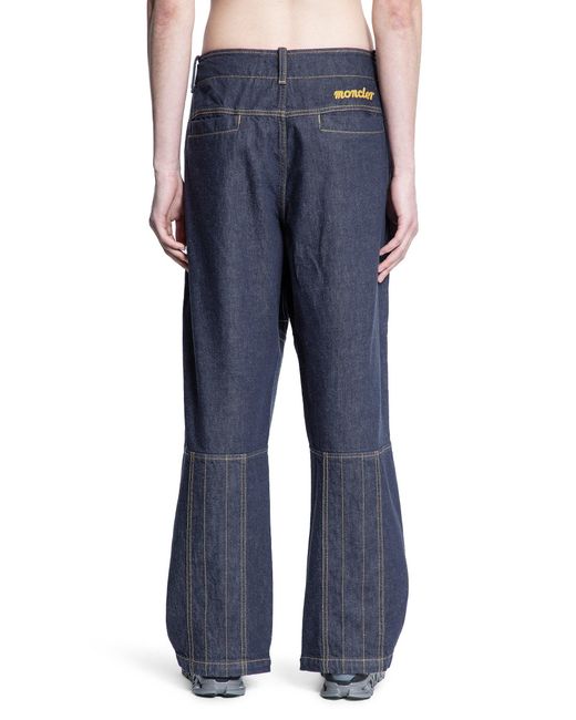 Moncler Genius Blue Mercedes-Benz By Nigo Collaboration Workwear Jeans for men
