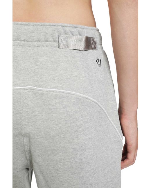 Nike Gray Nocta Fleece Open-Hem Sweatpants for men