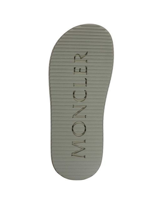 Moncler Green Altive Slides for men