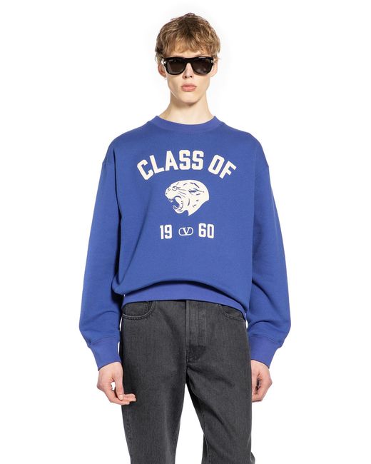 Valentino Blue Sweatshirts for men
