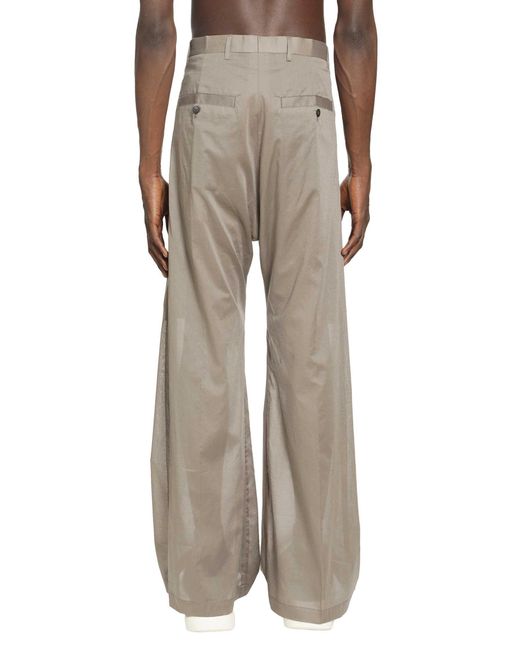 Rick Owens Natural Belas Wide Leg Trousers for men