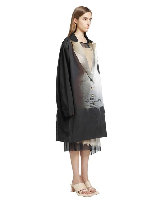 IA London Black Honiton Oversized Coat