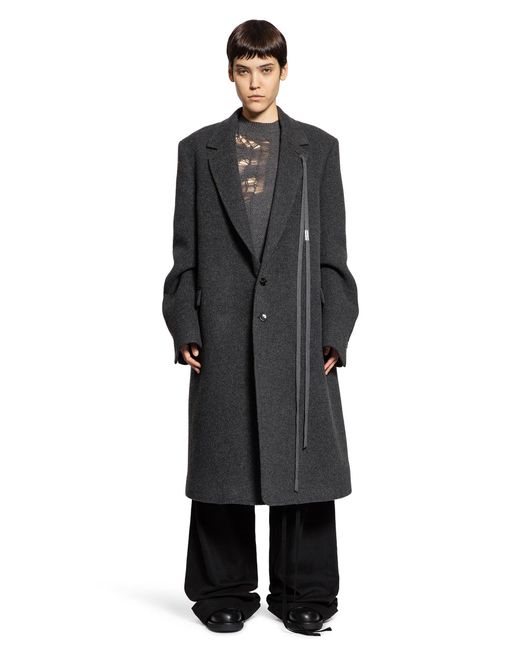 Ann Demeulemeester Black Viv High Comfort Tailored Coat
