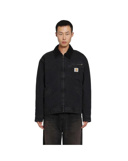 Carhartt Black Og Detroit Jacket for men