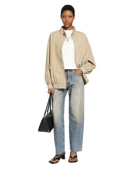 MM6 by Maison Margiela Blue Straight Leg Jeans