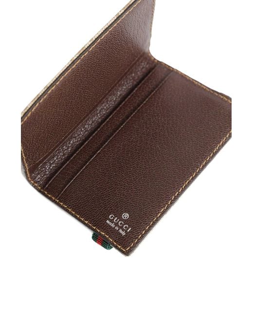 Gucci Natural Essence Classic Card Case for men