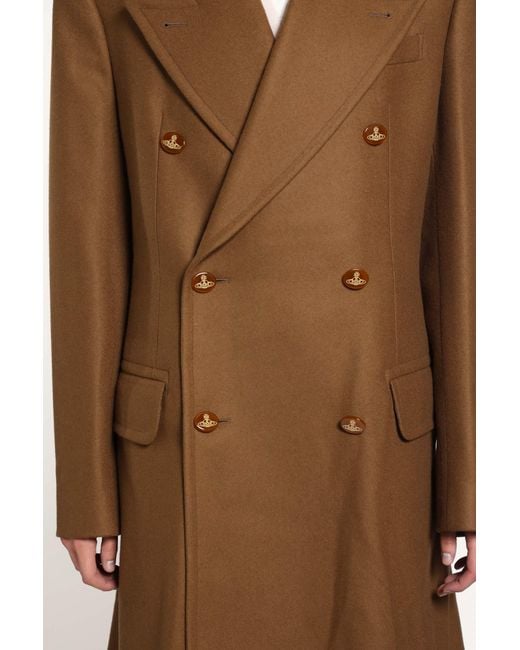 Vivienne Westwood Brown Winston Wool Coat