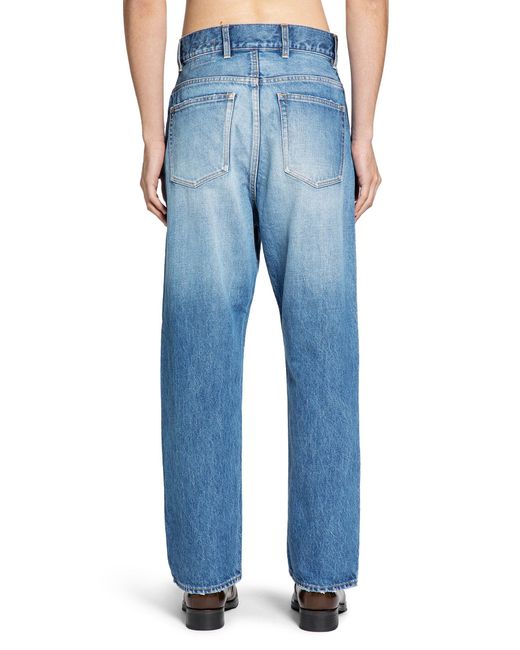 MYTHINKS Blue My Basic Denim Pants for men