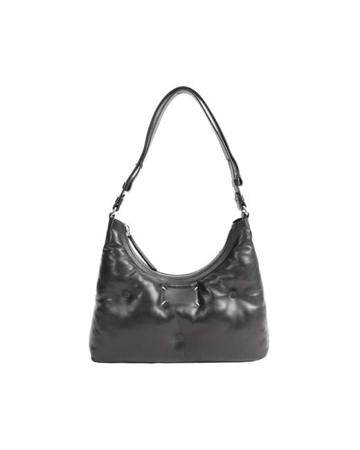 Maison Margiela Black Small Glam Slam Hobo Bag for men