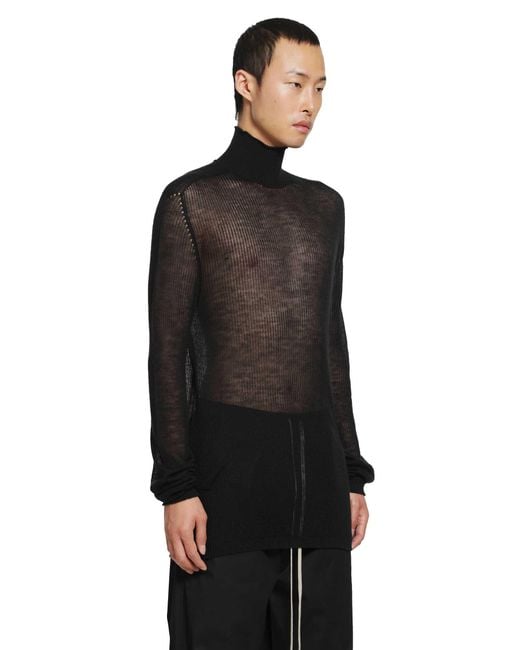 Rick Owens Black Tower Oversized Turtle for men