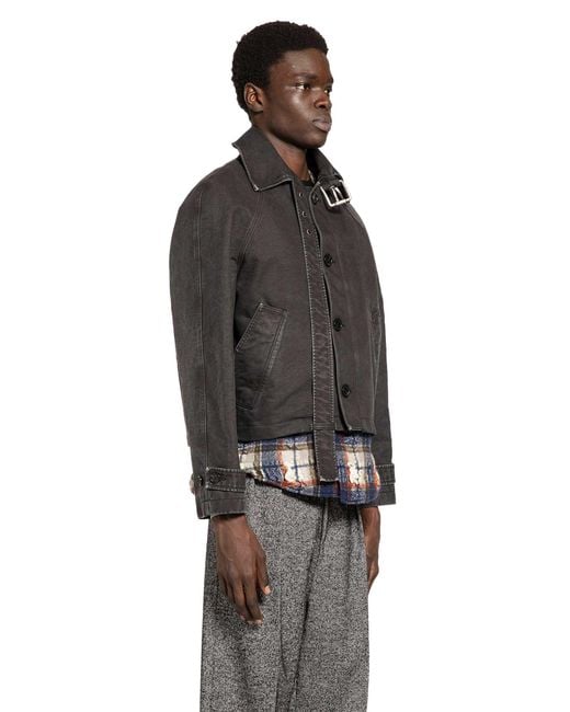 Loewe Black Belted Jacket for men