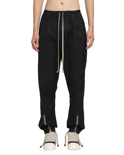 Rick Owens Black Tower Tecuatl Track Pants for men