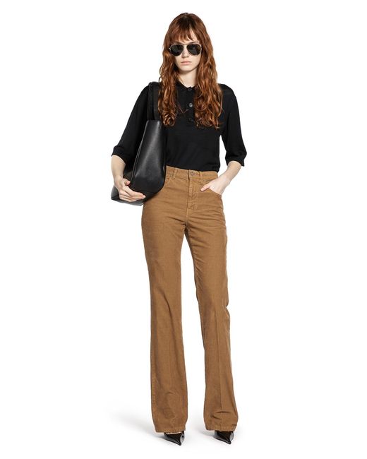 Saint Laurent Brown Clyde Pants