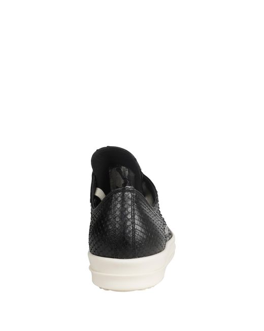 Rick Owens Black Temple Low Sneaks for men