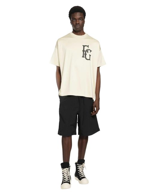 Fear Of God White Cotton Rayon 26 Tee for men