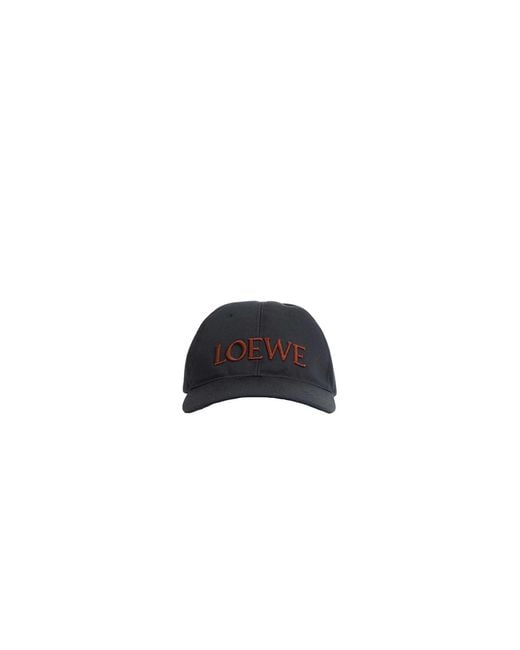 Loewe Black Classic Embroidery Cap