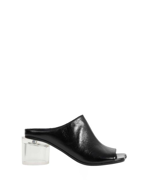 MM6 by Maison Margiela Black Anatomic Mules