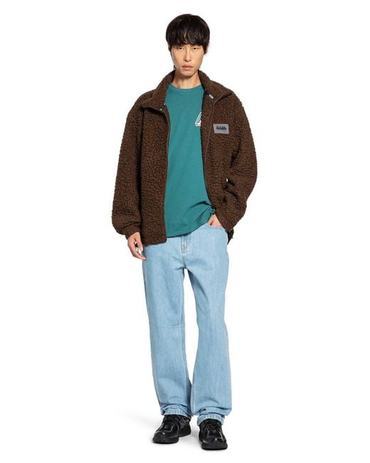 Napapijri Brown Martine Rose T-Emin Wool Fleece Jacket for men