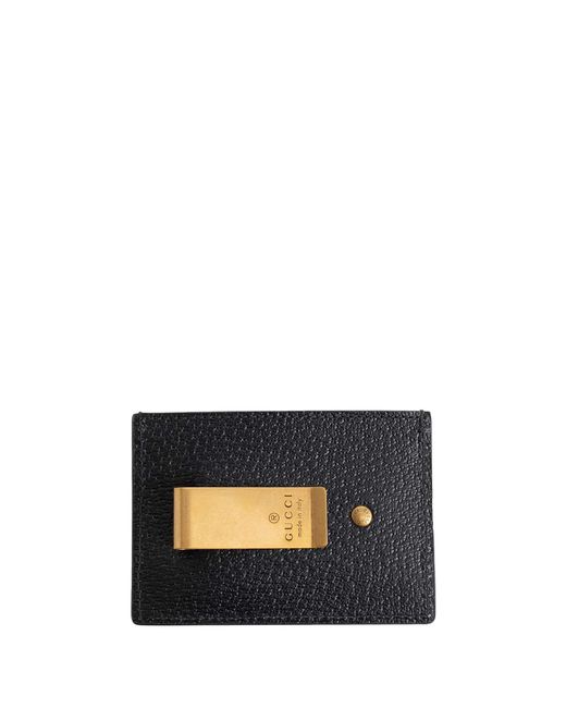 Gucci Black Gg Marmont Card Case for men