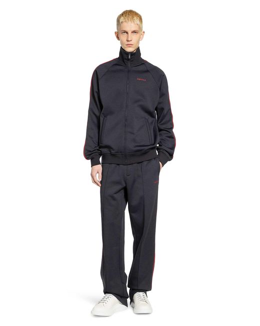 McQueen Blue Zip-Up Sweatshirt for men