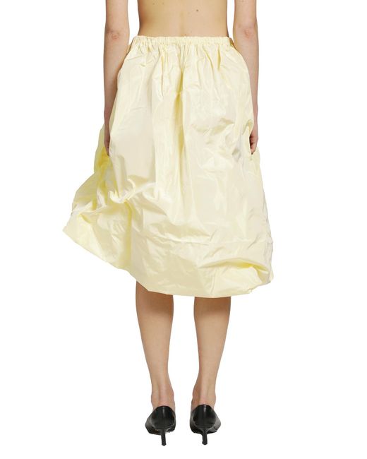 Prada Blue Technical Taffeta Skirt