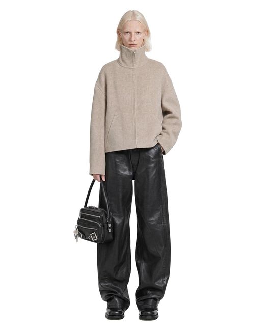 Acne Gray Wool Zip Jacket