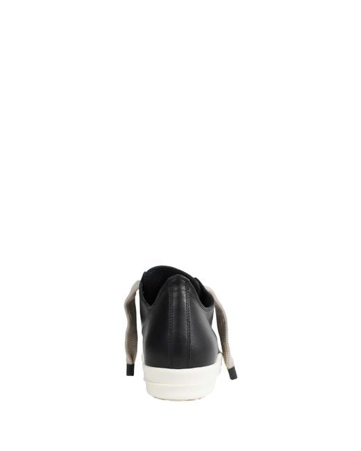 Rick Owens Black Tower Jumbolace Low Sneaks for men