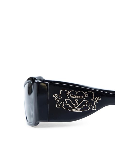 VAQUERA Gray Shield Sunglasses