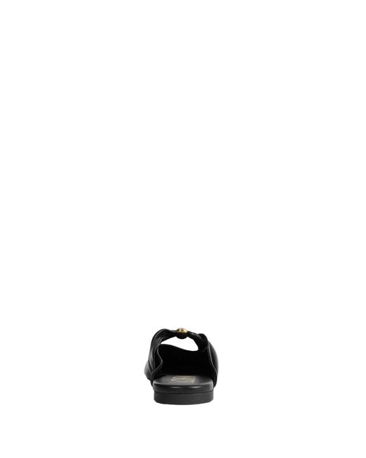Loewe Black Leather Mules