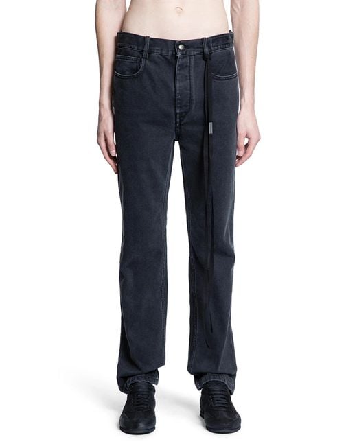 Ann Demeulemeester Black Trousers for men