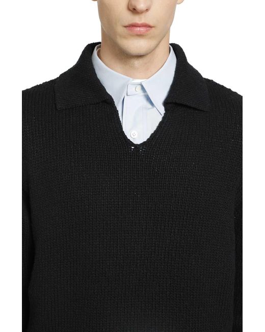The Row Black Keegan Top for men