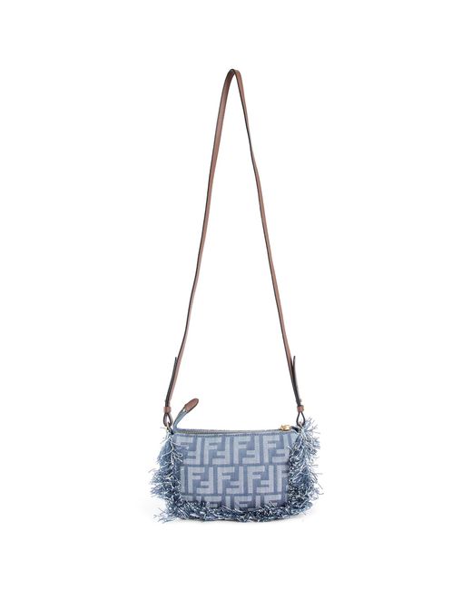 Fendi Blue Clutches & Pouches