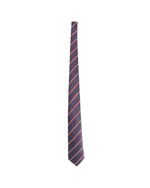 Giorgio Armani Blue Silk Necktie for men