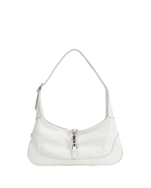 Gucci White Jackie Slim Medium Shoulder Bag