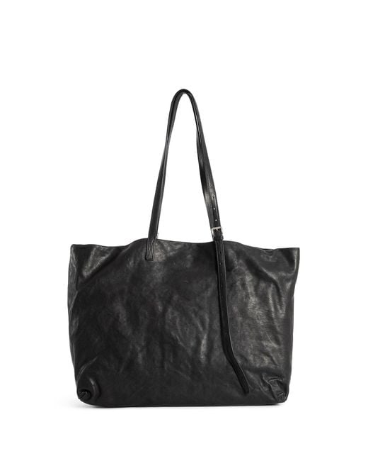 Ann Demeulemeester Black Bes Tote Bag