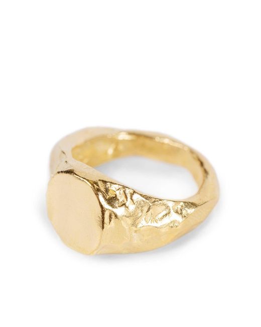 SIMUERO Metallic Sello Soye Ring