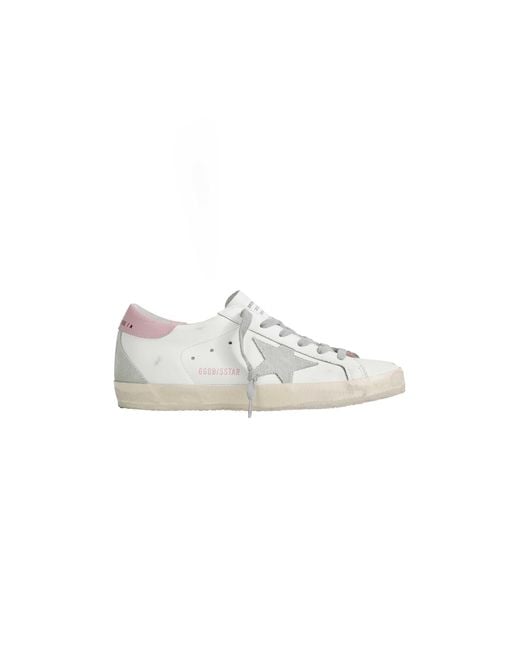 Golden Goose Deluxe Brand White Super-Star Sneakers