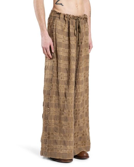 Uma Wang Natural Pilly Pantaloni for men
