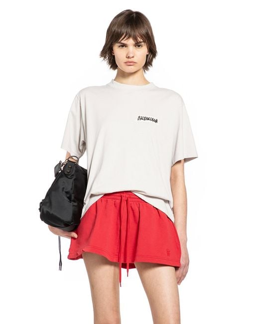 Balenciaga Red Masking Tape T-Shirt Medium Fit