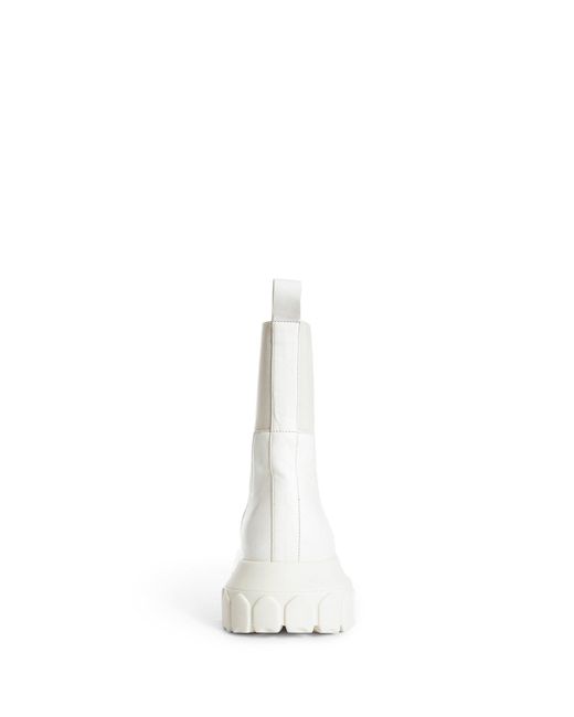 Rick Owens White Boots for men