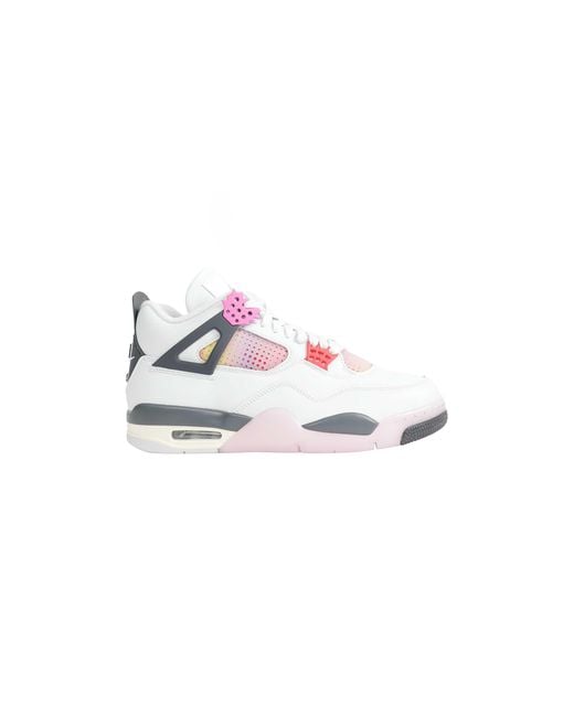 Nike White Air Jordan 4 Retro Comic Sneakers for men