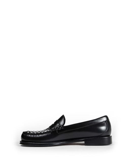 G.H.BASS Black Weejuns Larson Weave Loafers for men