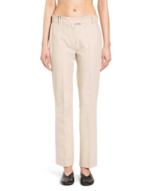 Max Mara Natural Stretch Cotton Viscose Trousers