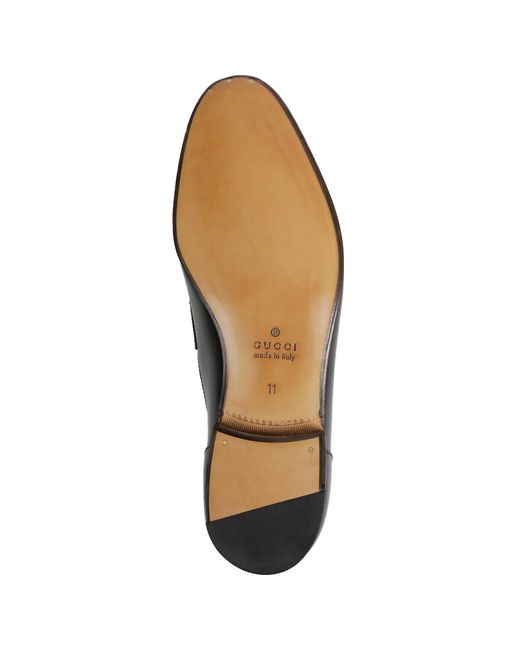 Gucci Black Jordan Leather Loafer for men