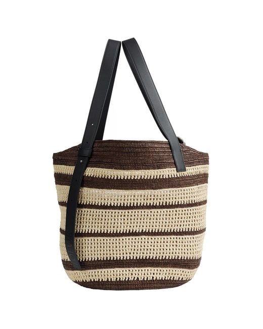 Loewe Metallic Loop Basket Bag for men