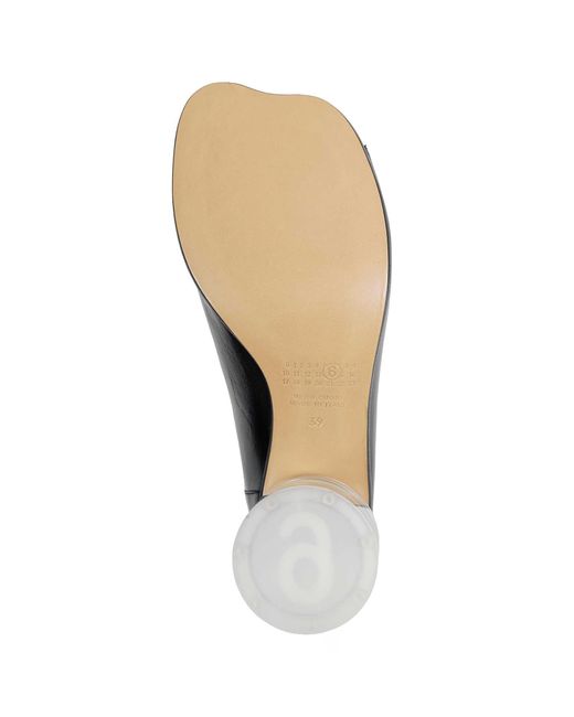 MM6 by Maison Margiela Black Anatomic Mules