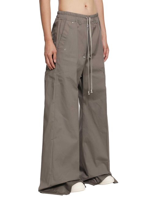 Rick Owens Gray Tower Wide Bela Pants for men