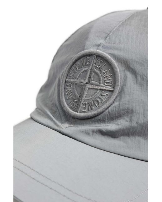 Stone Island Gray 9100011 Baseball Cap for men