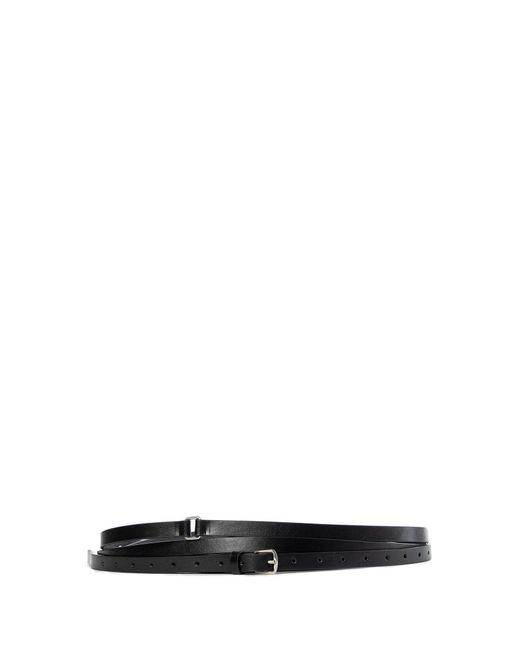 Ann Demeulemeester Black Kepa Triple Wrap Belt