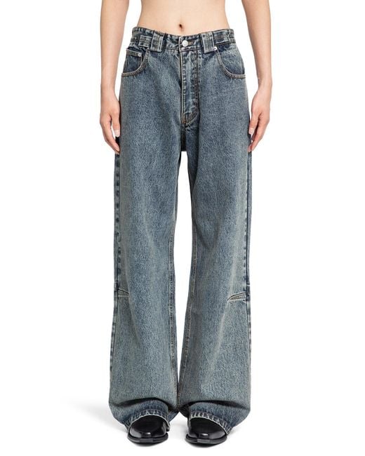 JORDANLUCA Blue Insignia Jeans for men